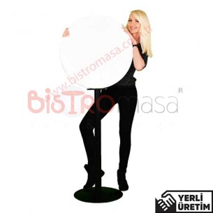 Kiev Siyah Beyaz Bistro Kokteyl Bar Masası KSBM005SBYZ Kiev Siyah Beyaz Bistro Kokteyl Bar Masası KSBM005SBYZ