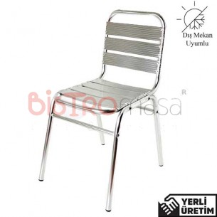 Mini Master Alüminyum Dış Mekan Kolsuz Cafe Sandalyesi MDISNBAHC6004ALUM Mini Master Alüminyum Dış Mekan Kolsuz Cafe Sandalyesi MDISNBAHC6004ALUM