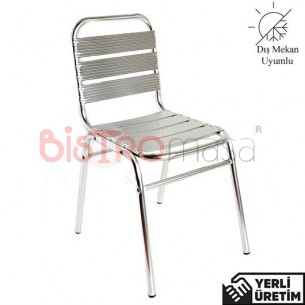 Mini Master Alüminyum Dış Mekan Kolsuz Cafe Sandalyesi MDISNBAHC6004ALUM Mini Master Alüminyum Dış Mekan Kolsuz Cafe Sandalyesi MDISNBAHC6004ALUM