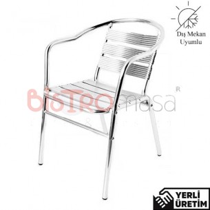 Mini Master Dış Mekan Alüminyum Kollu Bahçe Sandalyesi MDISKBAHC6003ALUM Mini Master Dış Mekan Alüminyum Kollu Bahçe Sandalyesi MDISKBAHC6003ALUM
