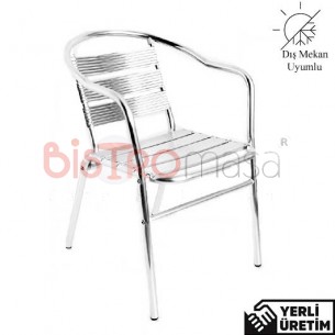 Mini Master Dış Mekan Alüminyum Kollu Bahçe Sandalyesi MDISKBAHC6003ALUM Mini Master Dış Mekan Alüminyum Kollu Bahçe Sandalyesi MDISKBAHC6003ALUM