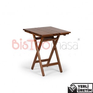 Kneipe Katlanır Ahşap Cafe  Balkon Bahçe Masası 60x60 cm KKACMS9004AHSP Kneipe Katlanır Ahşap Cafe  Balkon Bahçe Masası 60x60 cm KKACMS9004AHSP