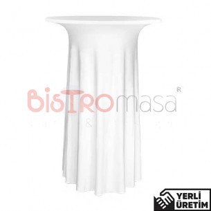 King Beyaz Streç Bar Bistro Kokteyl Masa Örtüsü KBMÖ003BYZ King Beyaz Streç Bar Bistro Kokteyl Masa Örtüsü KBMÖ003BYZ