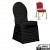 Dejavu Siyah Streç Organizasyon Düğün Banket Hilton Sandalye Örtüsü DHLTNSÖ001SYH