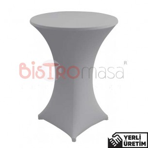 Trendy Gri Streç Bar Kokteyl Bistro Masa Örtüsü TBMÖ016GRİ Trendy Gri Streç Bar Kokteyl Bistro Masa Örtüsü TBMÖ016GRİ