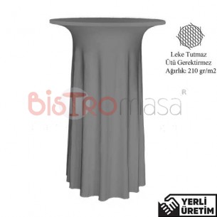 King Gri Streç Bistro Bar Kokteyl Masa Örtüsü KBMÖ011GRİ King Gri Streç Bistro Bar Kokteyl Masa Örtüsü KBMÖ011GRİ