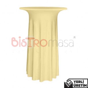 King Krem Streç Kokteyl Bar Bistro Masa Örtüsü KBMÖ009KRM King Krem Streç Kokteyl Bar Bistro Masa Örtüsü KBMÖ009KRM