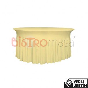 Spider Krem Streç Düğün Organizasyon Banket Masa Örtüsü SBNTMÖ008KRM Spider Krem Streç Düğün Organizasyon Banket Masa Örtüsü SBNTMÖ008KRM