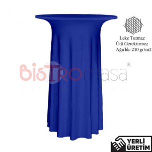 King Mavi Streç Bar Kokteyl Bistro Masa Örtüsü KBMÖ018MAV King Mavi Streç Bar Kokteyl Bistro Masa Örtüsü KBMÖ018MAV