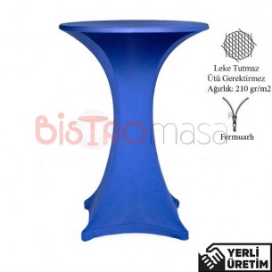 Oscar Mavi Fermuarlı Streç Bistro Bar Kokteyl Masa Örtüsü OFBMÖ001MAV Oscar Mavi Fermuarlı Streç Bistro Bar Kokteyl Masa Örtüsü OFBMÖ001MAV