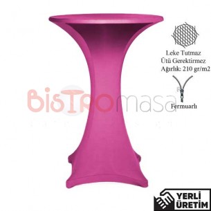Oscar Pembe Fermuarlı Streç Bistro Bar Kokteyl Masa Örtüsü OFBMÖ004PMB Oscar Pembe Fermuarlı Streç Bistro Bar Kokteyl Masa Örtüsü OFBMÖ004PMB
