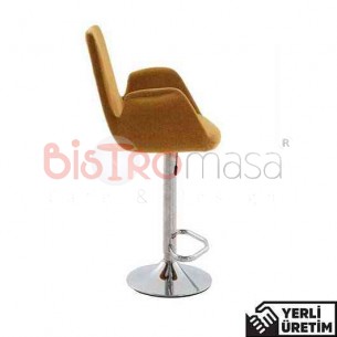 Opera Amortisörlü Krom Ayak Kollu Bistro Bar Kokteyl Sandalyesi OAKRMKOLBAS004 Opera Amortisörlü Krom Ayak Kollu Bistro Bar Kokteyl Sandalyesi OAKRMKOLBAS004
