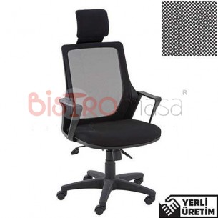 Zet Başlıklı Fileli Tekerlekli Plastik Ofis Müdür Koltuğu ZTBOFSMK001PSYH Zet Başlıklı Fileli Tekerlekli Plastik Ofis Müdür Koltuğu ZTBOFSMK001PSYH