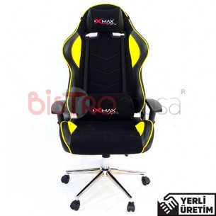 Gamer Sarı Profesyonel Oyuncu Koltuğu Metal Ayaklı GMROYK003SRI Gamer Sarı Profesyonel Oyuncu Koltuğu Metal Ayaklı GMROYK003SRI