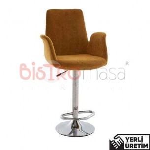 Opera Amortisörlü Krom Ayak Kollu Bistro Bar Kokteyl Sandalyesi OAKRMKOLBAS004 Opera Amortisörlü Krom Ayak Kollu Bistro Bar Kokteyl Sandalyesi OAKRMKOLBAS004