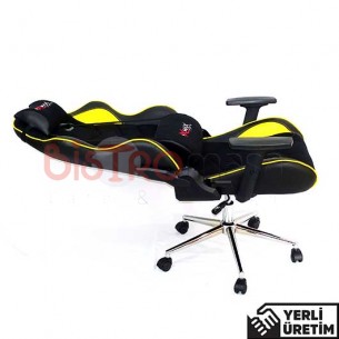 Gamer Sarı Profesyonel Oyuncu Koltuğu Metal Ayaklı GMROYK003SRI Gamer Sarı Profesyonel Oyuncu Koltuğu Metal Ayaklı GMROYK003SRI