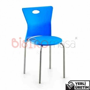 Stella Mavi Kolsuz Plastik Sandalye SKSZPLS002MAV Stella Mavi Kolsuz Plastik Sandalye SKSZPLS002MAV