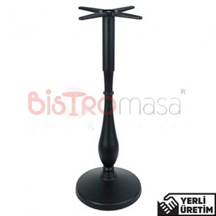 Tombik Siyah Alüminyum Bistro Kokteyl Bar Masa Ayağı TABMAYK002SYH Tombik Siyah Alüminyum Bistro Kokteyl Bar Masa Ayağı TABMAYK002SYH