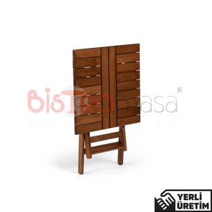 Neo Ahşap Cafe Bahçe Masa Takımı 2 Kişilik 60X60 NACMT8001AHSP Neo Ahşap Cafe Bahçe Masa Takımı 2 Kişilik 60X60 NACMT8001AHSP
