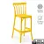 London Sarı Kolsuz Plastik Bar Sandalyesi LKPBAS011SAR