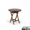 Pub Katlanır Ahşap Bahçe Cafe  Masası 70 cm Çap PKACMS9002AHSP