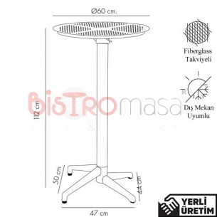 Tank London Dış Mekan Kum Beji Bistro Masa Sandalye Seti 3 Parça TLDBMS007KBEJ Tank London Dış Mekan Kum Beji Bistro Masa Sandalye Seti 3 Parça TLDBMS007KBEJ