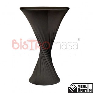 Darla Siyah Streç Kokteyl Bar Bistro Masa Örtüsü DBMÖ003SYH Darla Siyah Streç Kokteyl Bar Bistro Masa Örtüsü DBMÖ003SYH