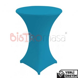 Trendy Turkuaz Streç Bar Bistro Kokteyl Masa Örtüsü TBMÖ012TKZ Trendy Turkuaz Streç Bar Bistro Kokteyl Masa Örtüsü TBMÖ012TKZ