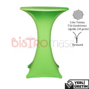 Oscar Yeşil Fermuarlı Streç Kokteyl Bistro Bar Masa Örtüsü OFBMÖ019YSL Oscar Yeşil Fermuarlı Streç Kokteyl Bistro Bar Masa Örtüsü OFBMÖ019YSL
